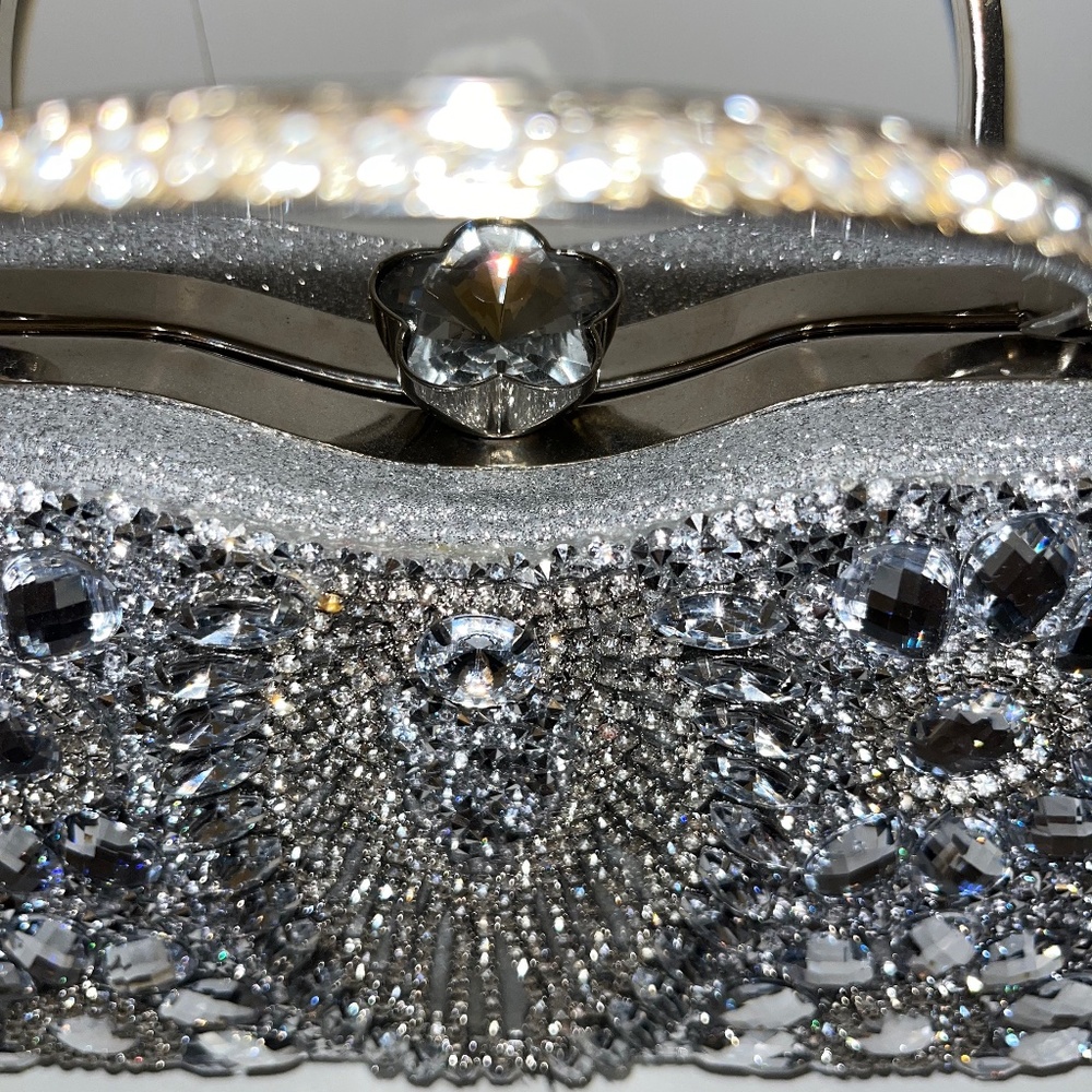 Crystal Studded Evening Clutch